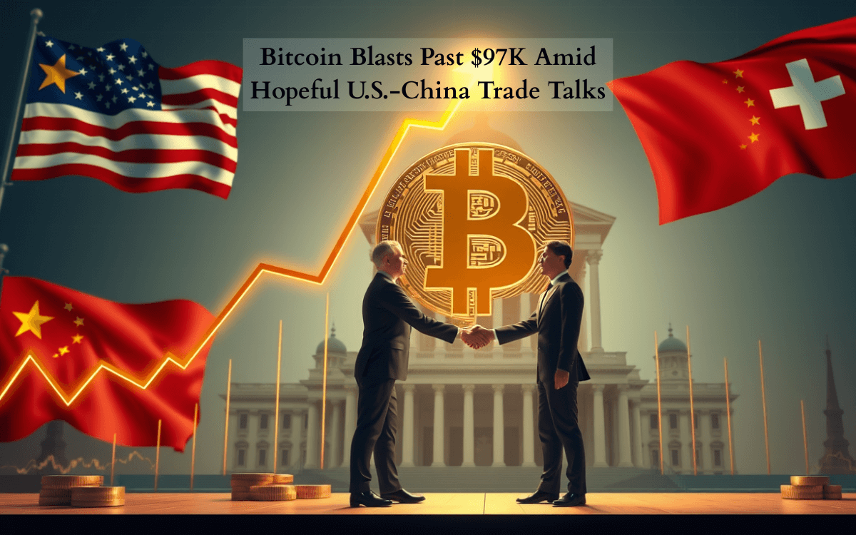 Bitcoin Blasts Past $97K Amid Hopeful U.S.-China Trade Talks