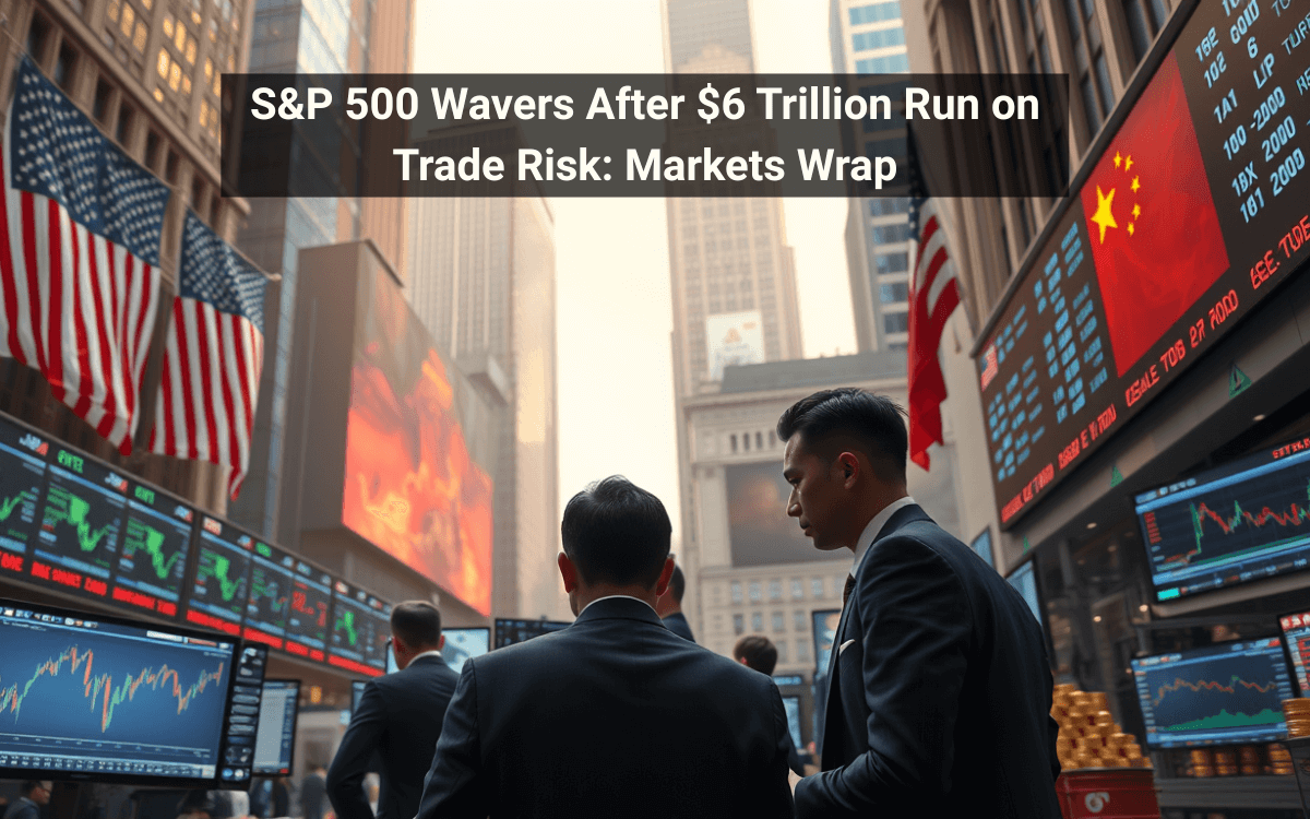 S&P 500 Wavers After $6 Trillion Run on Trade Risk: Markets Wrap