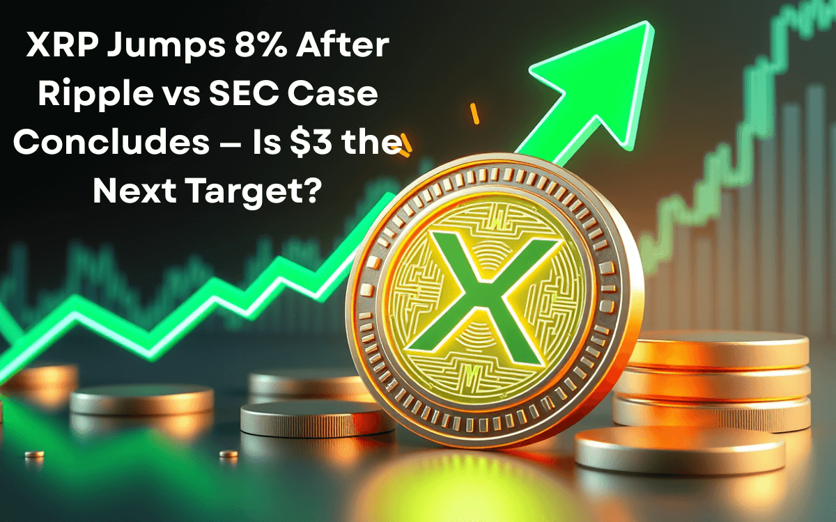 XRP Jumps 8% After Ripple vs SEC Case Concludes — Is $3 the Next Target?